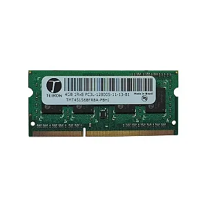 Memória RAM Teikon DDR3L 4GB 1600MHz PC3L-12800S 1Rx8 para Notebook