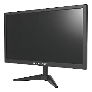 Monitor Blue Case 19" FHD LED BM19X1HVW com entrada HDMI/VGA Imagem nítida e design eficiente