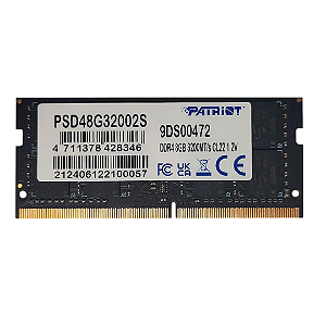 Memória RAM 8GB DDR4 3200MHz 1.2V Patriot para Notebook