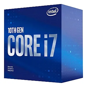 Processador Intel Core i7-10700F 2.9GHz, 16MB de cache, LGA1200 s/vídeo integrado BX8070110700F