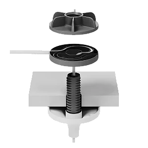 Suporte Logitech Pendente para Teto 952-000123 Branco Fixação Segura Instalação Fácil Alta Qualidade