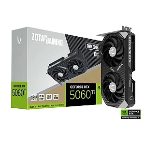 Placa de Vídeo Zotac Gaming RTX 5060 Ti 8GB GDDR7 Twin Edge ZT-B50610H-10M Alto Desempenho