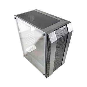 Gabinete Gamer Pixxo CG05 Sem Fonte com Frontal LED ARGB Design Moderno