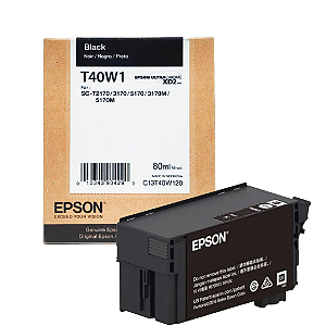Cartucho de Tinta Epson T40W1 Cartucho Preto 80ml para Impressoras SC - T2170/3170/5170/3170M/5170M