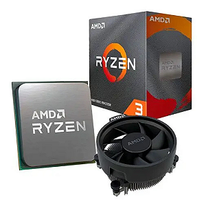 Processador AMD Ryzen 3 4100 3.8GHz Turbo 4.0GHz 6MB Cache AM4 Cooler Wraith Stealth