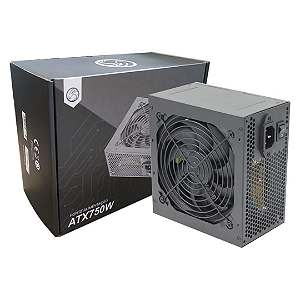 Fonte Gamer 750W BrazilPC PFC Ativo ATX 24 Pinos SATA PCIe BPC750PFCA-SMT