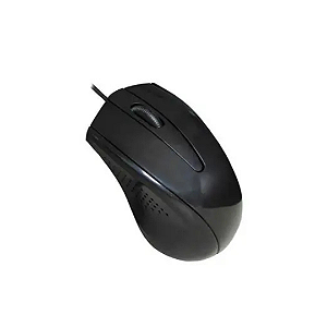 Mouse Kmex MO-D433 USB Preto 1000 DPI Óptico Plug and Play