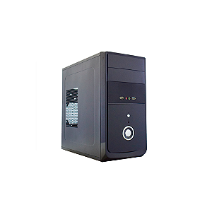 Gabinete Kmex CM 3B22 ATX sem fonte com USB frontal e áudio preto