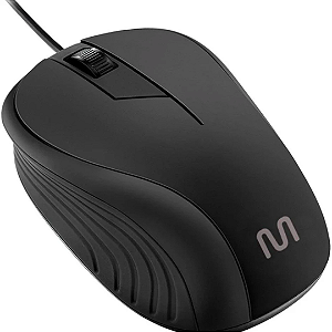 Mouse Multilaser Emborrachado 1200Dpi Wave Com Fio Usb 1.3M