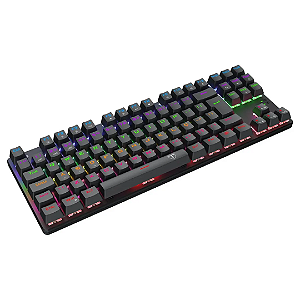 Teclado Mecânico Gamer T-Dagger Bora Rainbow TKL ABNT2