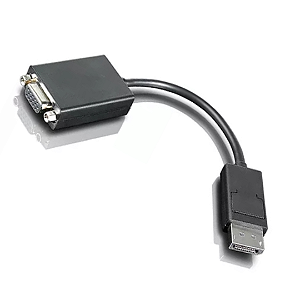 Adaptador De Vídeo Lenovo Displayport Para Vga 57y4393