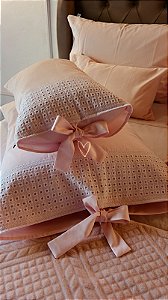 Kit capas 4 peças em Piquet - Modelo laços