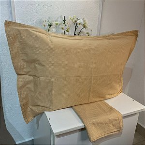 Capa para travesseiro em tricoline (100% algodão) - modelo 3 abas