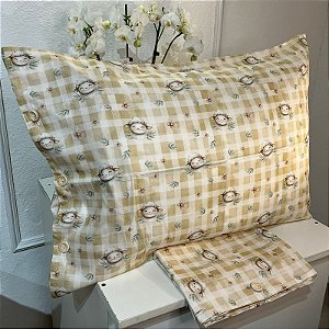 Capa de Travesseiro Coleção Ovelhas – Barra e Botões