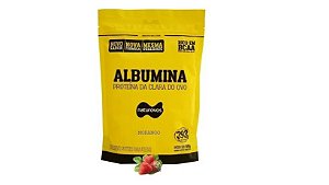 Albumina em pó sabor Morango