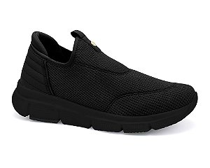 Tenis Conforto Comfortflex Calce Facil Preto