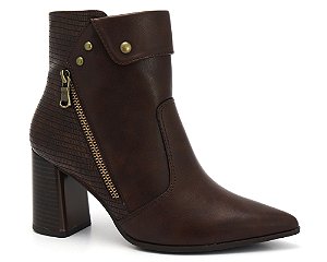 Bota Cano Curto Marrom Ramarim