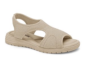 Sandalia Lycra Comfortflex Feminina Almond