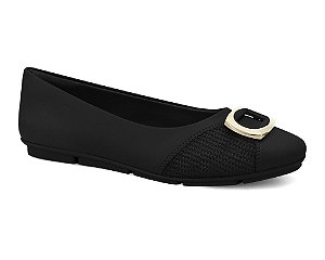 Sapatilha Comfortflex Feminina Preta
