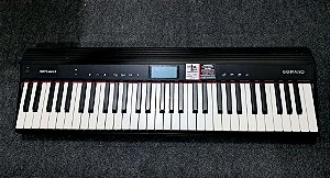 Teclado Roland GO PIANO 61 teclas Semi novo