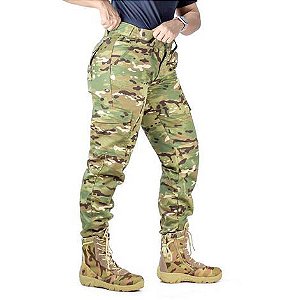 Calça Rip Stop FEMININA MULTICAM Safo