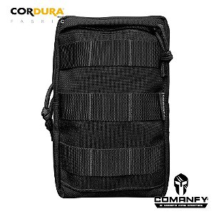 Bolso Vertical Médio Cordura 1000D PRETO Comanfy