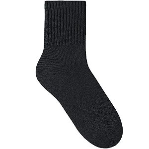 Meia Esportiva CANO MEDIO PRETA Selene