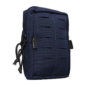 Bolso Vertical Médio Laser Cut  DARK NAVY Comanfy