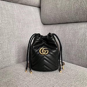 Bolsa Gucci Bucket GG Marmont