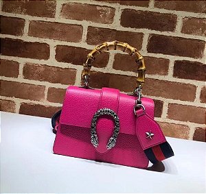 Bolsa Gucci Dionysus Pink Bamboo