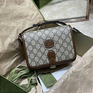Bolsa Gucci Tiracolo em Canvas GG
