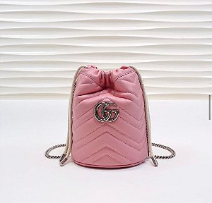 Bolsa Gucci Bucket GG Marmont