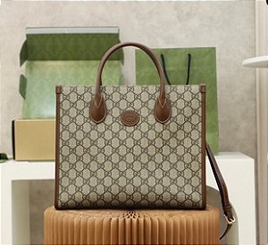 Bolsa Gucci Small Tote "GG Supreme"