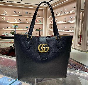 Bolsa Gucci Tote Média com Duplo G