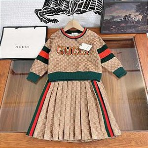 Conjunto Infantil Feminino Gucci
