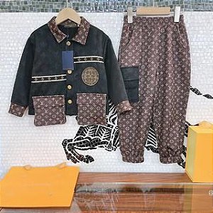 conjunto Louis Vuitton feminino infantil