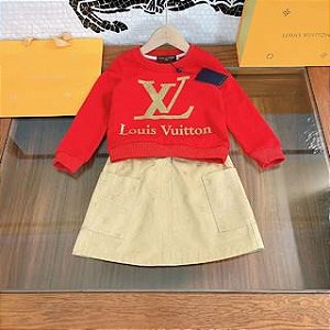 conjunto Louis Vuitton feminino infantil