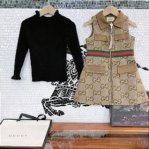 Conjunto Infantil Feminino Gucci