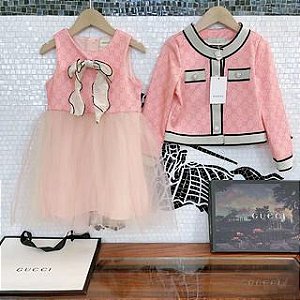 Conjunto Infantil Feminino Gucci