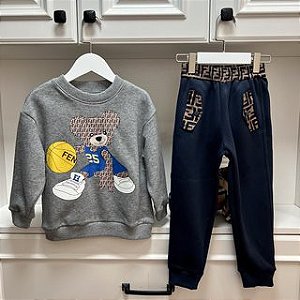 Conjunto Infantil Masculino Fendi