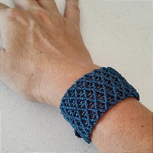 Pulseira Esperança Azul Petróleo