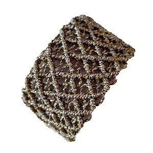 Pulseira Esperança Fios Dourados