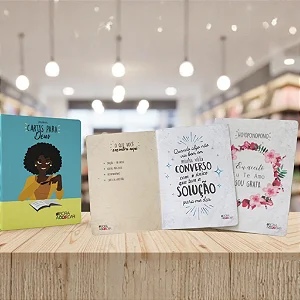 Journals 'Cartas para Deus' — escreva orações, e agradeça.