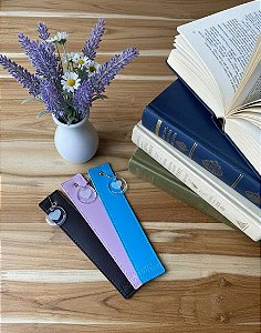 Marque páginas, sonhos e recomeços com estilo e propósito marcador de texto em couro Bora Acordar.