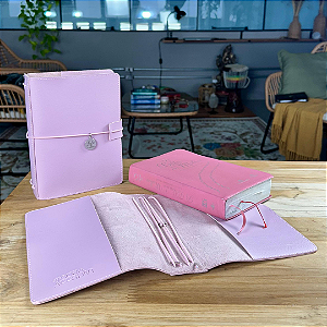 Capa de Proteção Para Bíblia em Couro Sintético