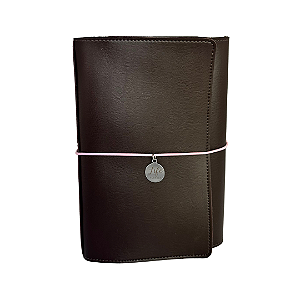 Capa Trifold - Cor Café - A5 e Original - Bora Acordar