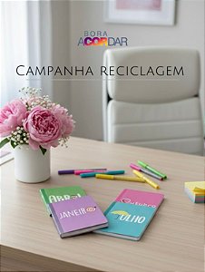 Projeto Reescrever | Recomeços com Propósito • Kit 4 Agendas de Hábitos Reaproveitados (2020/2021)