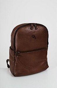 Mochila Couro Premium - Conhaque