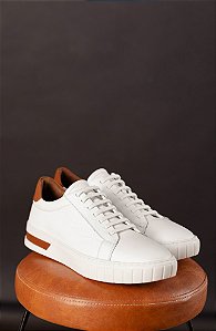 Sneaker Couro Floater Branco