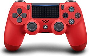 Dualshock 4 Magma Red vermelha semi nova